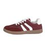 Sapatos Casuais Europeus e Americanos Transfronteiriços Plus Size para Mulheres 2026 Novas Cores Blocadas Tênis Esportivos Sapatos Brancos Planos com Cadarço para Mulheres Comércio Exterior