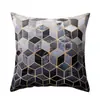 Almofada amarela de folhas de abacaxi capa de almofada geométrica transfronteiriça almofada de carro almofada de sofá Nórdico