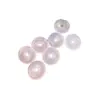 Colgante de Calcedonia Blanca de 25 mm con Hebilla de Seguridad y Cordón para Hombre y Mujer Colgante de Ágata Blanca Brasileña con Hebilla de Seguridad Venta al por Mayor