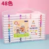 Canetas Marcadoras Acrílicas Supreme Easy Wash de Ponta Dupla 24 Cores Canetas de Aquarela Laváveis para Alunos do Ensino Fundamental Canetas Multicoloridas Canetas de Desenho