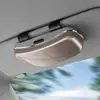Estuche para Gafas Montado en Coche, Clip para Gafas de Coche, Parasol, Estuche Universal Multifuncional para Gafas de Sol, Instalación sin Daños