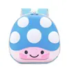 Nueva mochila de jardín de infantes con diseño de hongo de cáscara de huevo para niños y niñas, bolsa de doble hombro, bolsa infantil, reductora de peso y protectora de la columna vertebral