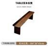 Mesa de Comedor y Silla de Madera Maciza Nórdica de Platino Australiano Combinación para Hogar Apartamento Pequeño Mesa de Comedor Rectangular Mesa y Silla para Restaurante