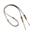 Cordón de Cuerda de Jade Tejido Completamente a Mano para Colgante para Mujeres, Cuerda de Collar de Ámbar, Cuerda de Joyería de Alta Calidad