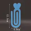 Clip de papel para marcapáginas de acrílico para marcapáginas de productos nuevos transfronterizos, clip de papel para transferencia térmica, soporte para archivos de cuaderno