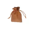 Bolsas de Lino con Cordón para Té, Regalos, Empaque de Joyería, Bolsas de Algodón y Lino con Cordón, Bolsas de Lino Coloridas con Cordón en Stock
