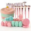 40PC Herramienta de Maquillaje de Belleza Traje Combinado Grande Lavado Facial Maquillaje Juego Completo de Xiyin temu Daifa