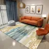 Nueva Alfombra de Piso Sala de Estar Dormitorio Lujo Ligero Alta Calidad Simple Cobertura Total Sofá Alfombra de Piso Grande Mesa de Café Limpiable Alfombra de Mesita de Noche
