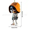 Colgante de Coche de Acrílico con Calavera de Dibujos Animados Nuevo Producto Transfronterizo Colgante para Árbol de Halloween Decoración para el Hogar de Halloween
