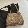 2026 Nueva Bolso de Hombro Único con Lentejuelas Transfronterizo para Mujer para el Viaje Diario, Sencillo y Moderno, Brillante y Artístico Bolso de Axila para Mujer