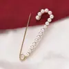 Broche Roupa Decorativo Agulha Calças Cintura Apertada Artefato Cintura Apertada Pino Botão de Pérola Anti-deslize Leve Fixo Acessórios de Roupa