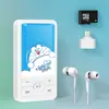 Reproductor de tarjetas Walkman MP3 de sonido externo para aprendizaje estudiantil, caricatura simple, deportivo, con tarjeta de memoria, juego completo, venta al por mayor