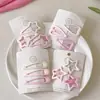 2024 Nuevo Pasador de Amor para el Cabello para Mujer Lindo Rosa Lateral Pinza para Flequillo Pequeño Adorno para la Cabeza Pasador Dopamina