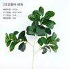 Hoja de plátano artificial de un solo tallo, tacto realista, planta falsa para el hogar, centro comercial, decoración de bodas, arreglo floral artificial, paisajismo, planta verde falsa