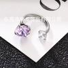 Brincos de Liga de Titânio F136 com Brilhantes Studs de Diamante, Argola de Nariz de Zircônia 5A, Argola Labial, Joias de Piercing de Titânio de Luxo Leve e High-End