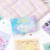Sanrio Kulomi Meroti Gui Dog Parchia Dog Tarjeta de identificación transparente linda Tarjeta bancaria Tarjeta de autobús Set
