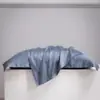 Funda de almohada de algodón cepillado lavado Par engrosado Color sólido Minimalista japonés Individual