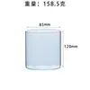 Vaso de Vidro Transparente Espesso de Alta Qualidade para Arranjos Florais Hidropônicos, Recipiente de Cultura em Água de Bambu, Decoração de Sala de Estar, Balde de Despertar Flores