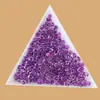 Venta de liquidación: 100g Aproximadamente 1100 Piezas de 4mm de Vidrio de Colores Transparentes Teñidos con Núcleo Perlas Semilla para Materiales de Manualidades DIY con Cuentas