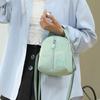 Mini Bolso Bandolera de Mano para Mujer, Bolso Concha de Color Puro, Bolso de Tela Estilo Japonés, Bolso Grande Estilo Hong Kong para Teléfono Móvil, Bolso Pequeño Simple Estilo Coreano