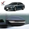 Adecuado para 24 Toyota Crown Sedan Espejo Retrovisor de Reversa Modificado Tiras Brillantes Decorativas Anticolisión Galvanizadas