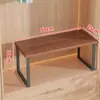 Prateleira divisória de guarda-roupa, armário de bancada, organizador de grande capacidade para roupas e itens diversos, prateleira de armazenamento multifuncional para casa