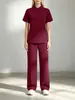 Tiktok Traje Quirúrgico Todo en Uno Antiestático Anti-Adherente Simple Uniforme de Enfermera para Belleza Médica