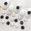Nueva Celebridad de Internet Copo de Nieve Aleación Joyería para Uñas Estilo Lujo Ligero Pintura en Spray Color Navideño Accesorios de Decoración para Uñas Pegatinas Venta al por Mayor
