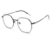 2025 Nuevo Estilo Coreano Montura de Gafas Poligonal con Filtro de Luz Azul Gafas para Miopía para Hombres y Mujeres Se Pueden Equipar con Monturas de Gafas de Titanio Puro