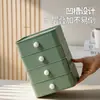 Caja de Almacenamiento de Escritorio BNBS de Colores Macaron, Apilable y Combinable Libremente, Tipo Cajón, Caja de Papelería para Estudiantes