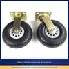 Carrinho de rodízio de 6 polegadas 8 polegadas de serviço pesado roda universal sólida pneu de borracha silencioso rolo direcional industrial roda pequena