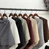 Chal de Punto Cruz Mezcla de Lana Color Sólido para Primavera y Otoño, Envoltorio Cálido de Cuello y Hombro Versátil y Moderno