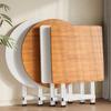 Mesa Pequena Mesa Dobrável Mesa de Jantar Doméstica Mesa Redonda Simples Casa de Aluguel Barraca Portátil Externa Mesa de Jantar Quadrada para Apartamento Pequeno