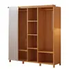 Armario sencillo para dormitorio, gabinete de almacenamiento de ropa fácil de armar, adecuado para apartamentos de alquiler y dormitorios, armario colgante, venta al por mayor