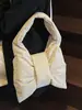 Tendência Novo Design de Moda Senso de Algodão Laço Bolsa de Axila Casual Versátil Personalizada Estilo Simples Bolsa de Ombro Feminina