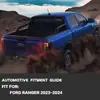 Adecuado para modelos Ford Ranger 23-24: luces traseras, intermitentes traseros, luces de reversa traseras