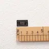 Parche de Tela Negra Etiqueta Tejida Hecha a Mano para Diademas, Estilo Coreano Universal Hecho a Mano Inglés DIY Etiqueta de Tela