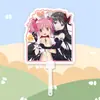 Puella Magi Madoka Magica Placa de Pegada Grande em Formato de Leque Mercadoria de Suporte para Shows Estilo Igual ao do Tiktok