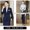 Uniforme profesional de azafata para mujer, ropa de trabajo ajustada de otoño, personal de aerolínea y ropa de trabajo para joyerías, ropa de trabajo para restaurantes de estilo chino