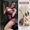 Lingerie Sedutora Puro Desejo Q Lingerie Estilo Abstinência Não Precisa Tirar Qqny Fundo Aberto Saia de Quadril Sexy Cos Pijama Uniforme