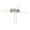 Nueva y hermosa horquilla antigua de estilo coreano, tejida a mano con flores de cristal, horquilla para novia, accesorios para tocados de vestidos chinos