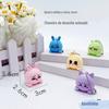 Fábrica de Brinquedos Pequenos de Chenghai Desenho Animado Plástico Pequeno Brinquedo Chaveiro Carro Fofo Pequeno Pendurado Pequeno Brinquedo Ornamentos