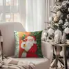 Fornecimento Exclusivo Transfronteiriço de Almofadas de Natal, Decoração de Casa de Pelúcia Curta, Floco de Neve, Árvore de Natal, Almofadas Lombares, Presentes de Feriado, Vendas Diretas da Fábrica