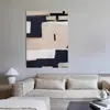 Estilo Wabi-Sabi Pintura Decorativa de Pared de Fondo para Sofá de Sala de Estar Arte de Nicho Retro Pintura Colgante de Entrada de Dormitorio de Alta Gama