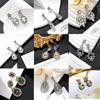 Aretes de Gota de Agua con Pedrería de Industria Pesada Europea y Americana Transfronteriza para Mujer, Moda, Temperamento, Exagerados, Lujo Ligero, de Alta Gama, Personalizados