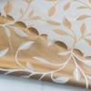 Tecido Jacquard Bicolor de Poliéster Folha de Salgueiro Personalizado Toalha de Mesa Redonda Simples Casamento Banquete Hotel Tecido para Capa de Mesa e Cadeira Mesa de Jantar