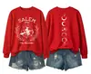 Salem 1692 se perdieron el estilo europeo, sudadera de otoño e invierno para mujer, moderna y versátil de Amazon