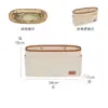 LiquidaciónBolsa de almacenamiento de fieltro, bolsa interior, bolsa de maquillaje de escritorio, forro de bolsa de mano, bolsillo interior