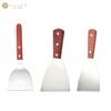 Espátula Inclinada de Acero Inoxidable Transfronteriza para Hotcakes, Espátula Multifuncional para Teppanyaki, Espátula para Bistec con Mango Largo
