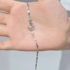 Pulseira legal de lua estrela Gelo Quebrado Feminina Nicho de luxo leve Requintada High-end Simples Personalidade Combina com tudo Pulseira namoradas
